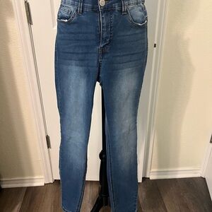 Angels Blue Ankle Cropped Denim